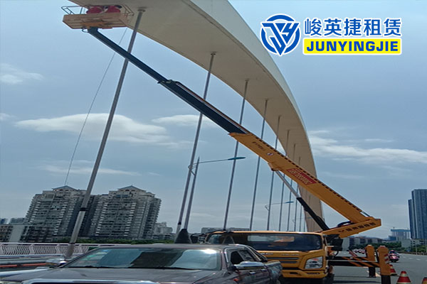 合浦柳州桥梁检测施工现场